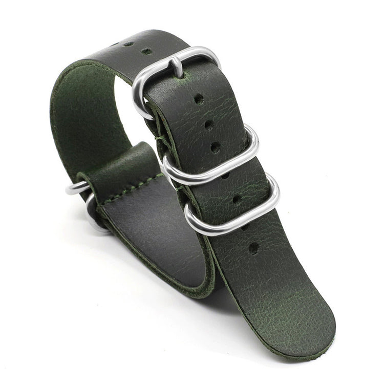 Leather Watch Strap Five-ring Leather Strap