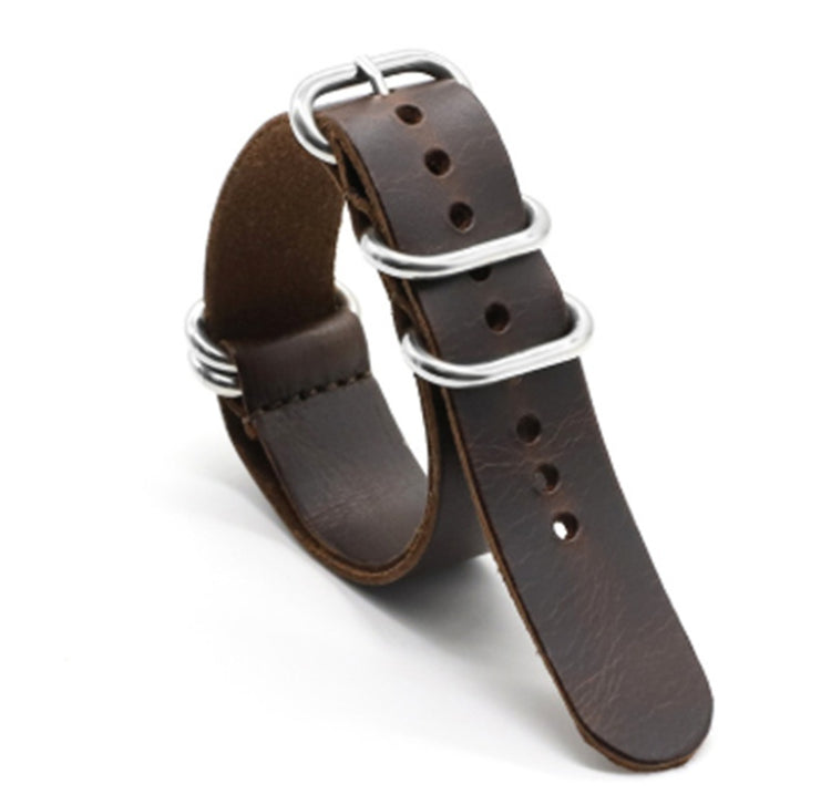 Leather Watch Strap Five-ring Leather Strap