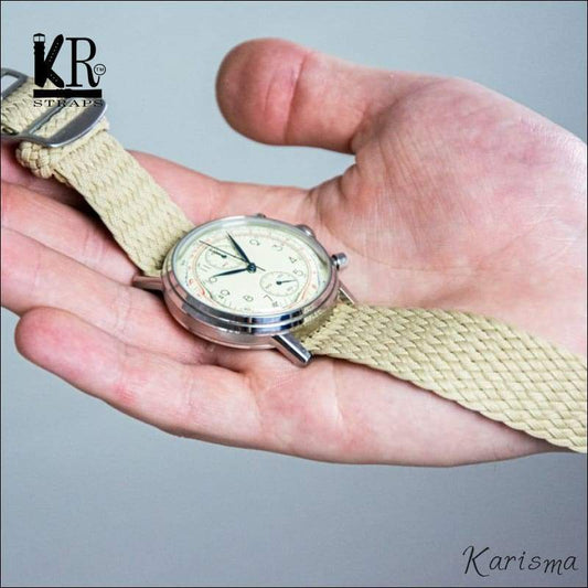 Basic Perlon | Khaki Kellon Perlon Ranneke 18Mm